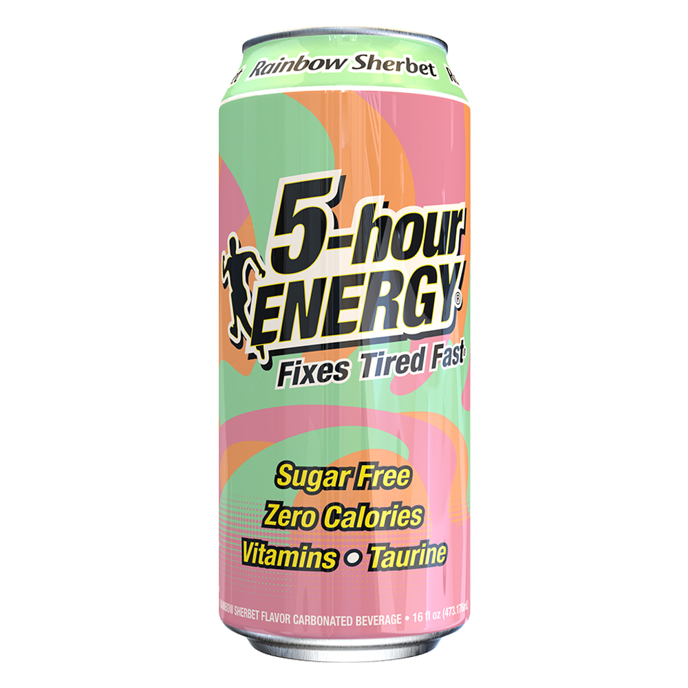 5 Hour Energy Rainbow Sherbet