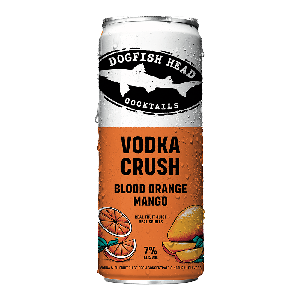 Dogfish Head Cocktails Blood Orange Mango Vodka Crush