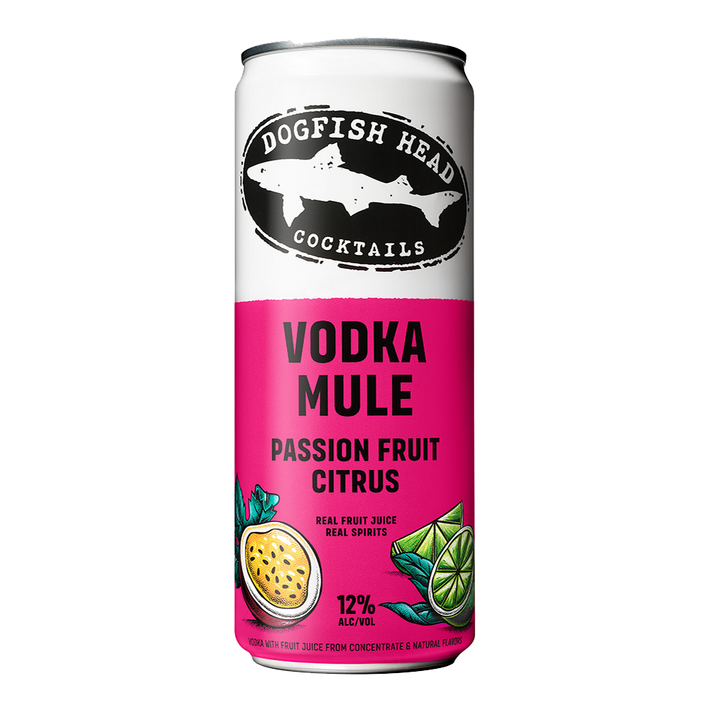 Dogfish Head Cocktails Vodka Mule Passion Fruit Citrus