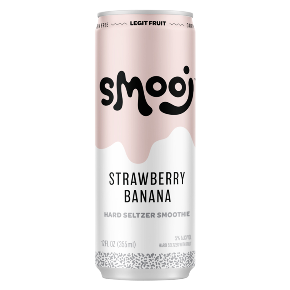 Smooj Strawberry Banana Hard Seltzer Smoothie