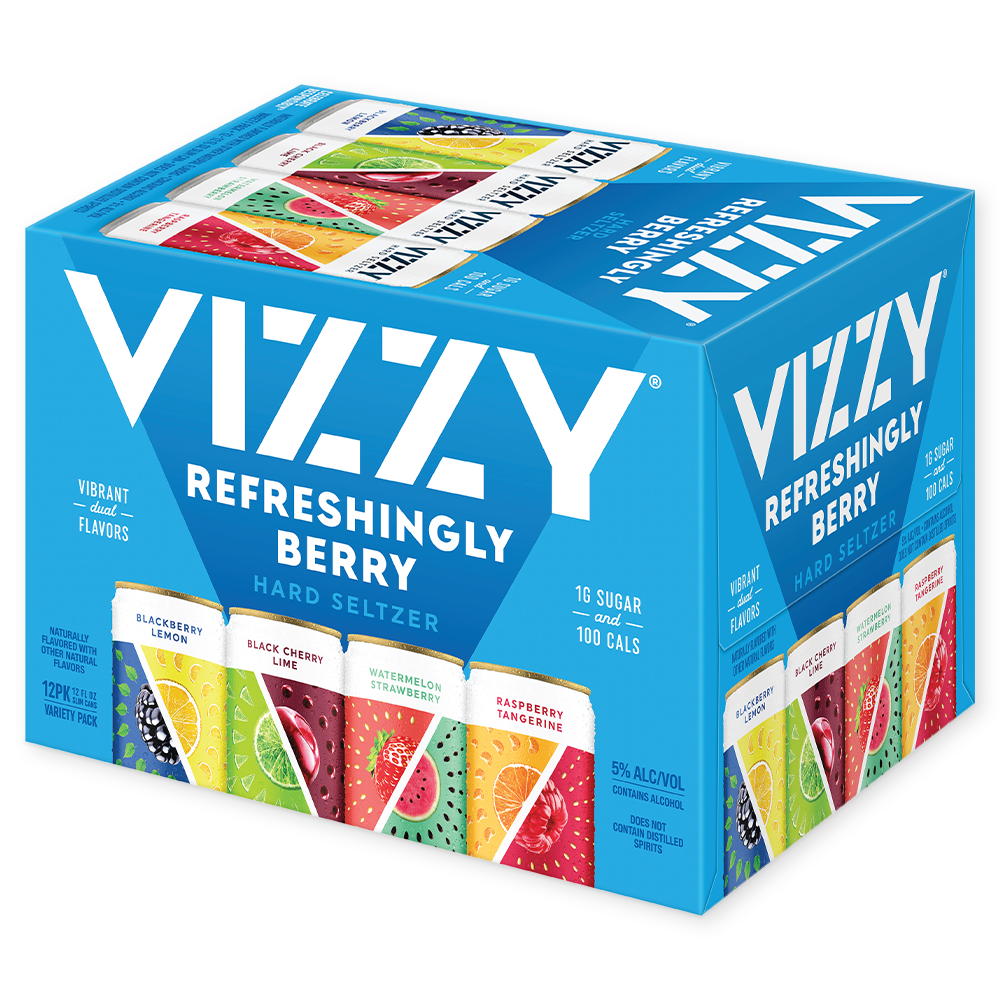 Vizzy Hard Seltzer Refreshingly Berry Variety Pack
