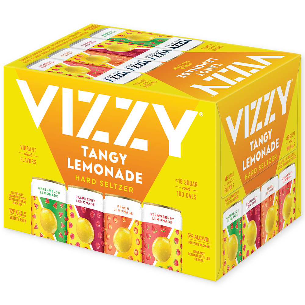 Vizzy Hard Seltzer Tangy Lemonade Variety Pack