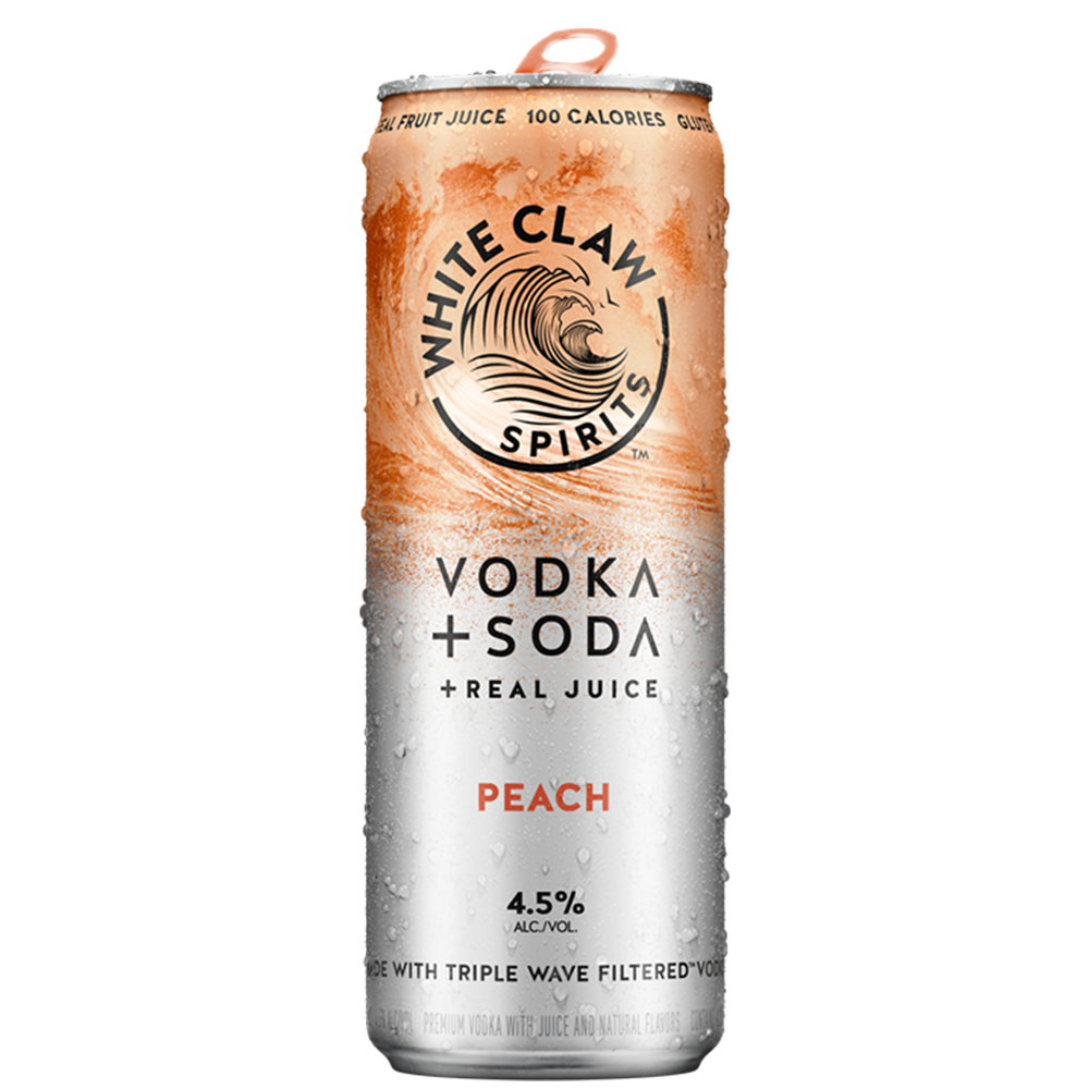 White Claw Vodka Soda Peach