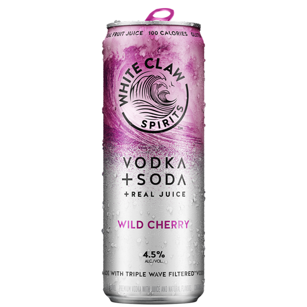 White Claw Vodka Soda Wild Cherry