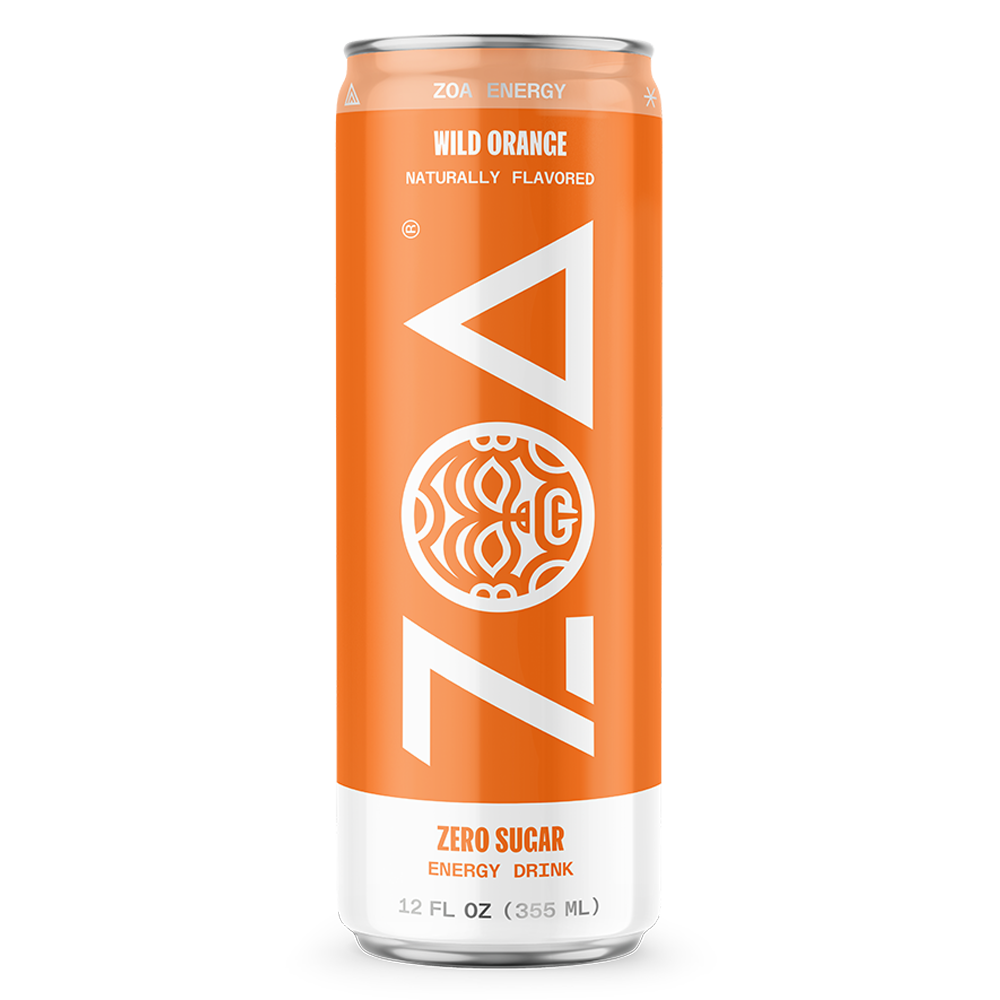 ZOA Wild Orange Zero Sugar Energy Drink