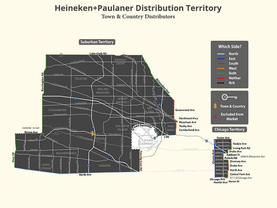 T&C Territory for Heineken/Paulaner